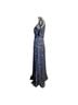 Betsy & Adam 53% Polyester 47% Metallic Fiber 100% Polyester Print Blue Cocktail Dress Size 4 - photo 6