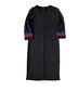 Lea & Viola Color Block Black Red Blue Casual Dress Size M - photo 1