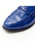 Loewe 100% Leather Blue Loewe Leather Step Back Loafers Size EU 36 - photo 6