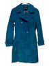 Express 100% Leather Teal Coat Size XS - photo 2