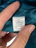 Express 100% Leather Teal Coat Size XS - photo 6