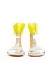 Jil Sander 100% Rubber Gray Jil Sander Leather Flat Sandals Size EU 37 1/2 - photo 3