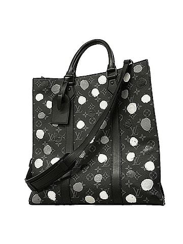Louis Vuitton Louis Vuitton Monogram Eclipse Sac Plat Tote Bag M46404 Black 2-way bag Yayoi Kusama collaboration men's P3135672 (view 1)