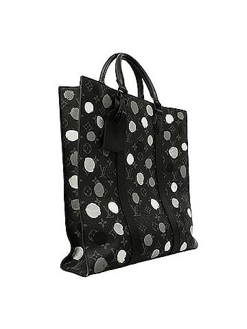 Louis Vuitton Louis Vuitton Monogram Eclipse Sac Plat Tote Bag M46404 Black 2-way bag Yayoi Kusama collaboration men's P3135672 (view 2)
