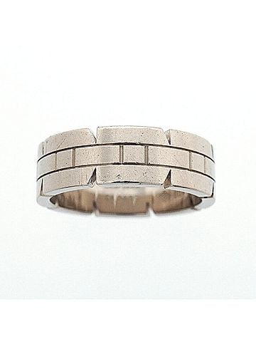 Cartier Cartier Tank Française Ring, 18K White Gold, Men's (view 2)