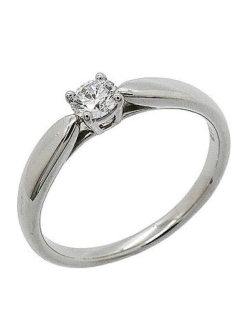 Tiffany & Co. Tiffany &amp; Co. Harmony Ring, 1PD (One Diamond), Pt950 Platinum, 0.20ct Diamond, Women's (view 1)