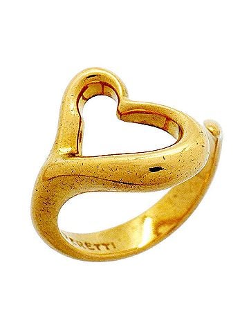 Tiffany & Co. Tiffany &amp; Co. Heart Ring, 18K Yellow Gold, Women's (view 1)