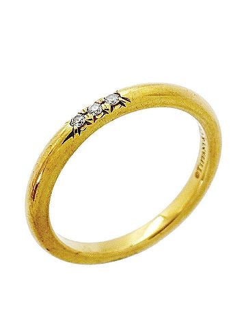 Tiffany & Co. Tiffany &amp; Co. Forever Ring, 3PD (3 Diamonds), 18K Yellow Gold, Diamond, Women's (view 1)
