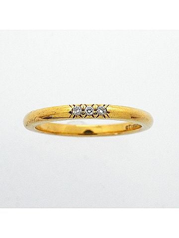 Tiffany & Co. Tiffany &amp; Co. Forever Ring, 3PD (3 Diamonds), 18K Yellow Gold, Diamond, Women's (view 2)