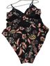 Boden Floral Multi Color One Piece Swimsuit Size 12 - photo 2