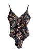 Boden Floral Multi Color One Piece Swimsuit Size 12 - photo 1