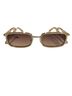 Carolina Lemke Tan Yellow Brown Sunglasses One size - photo 2