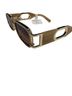 Carolina Lemke Tan Yellow Brown Sunglasses One size - photo 10