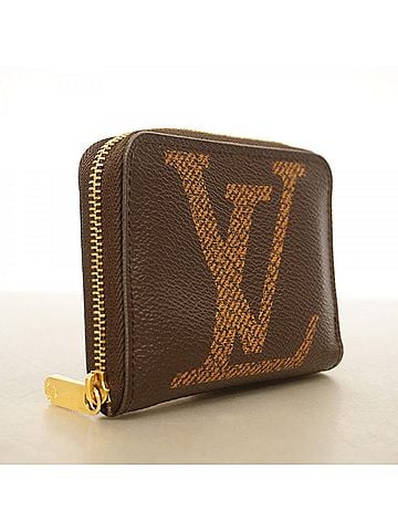 Louis Vuitton Louis Vuitton Monogram Giant Zippy Coin Purse M69354 Brown Women's Wallet/Coin Case P3141480 (view 2)