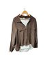 Maggie Lawrence Brown White Button-Down Shirt Size XL - photo 1