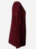 Express Marled Red Black Pullover Sweater Size L - photo 5