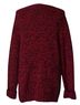 Express Marled Red Black Pullover Sweater Size L - photo 2