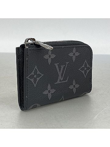 Louis Vuitton Louis Vuitton Wallet/Coin Case Monogram Eclipse Portemonnaie Jour M63536 Black Men's P3232929 (view 2)
