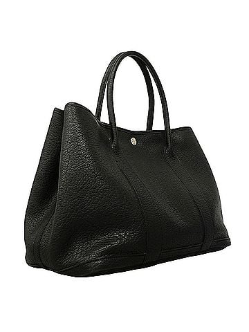 Hermès Hermes Garden PM Tote Bag, Negonda Black, ?K stamp, Women's, P3224989 (view 2)