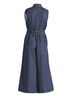 Free Assembly 100% Cotton Solid Blue Jumpsuit Size S - photo 2