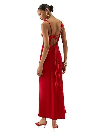 For Love & Lemons Huda Bias Cut Cocktail Dress (view 2)