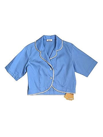 Sandro Sandro Short Sleeve Button-Down Shirt (view 2)