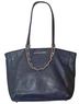 Michael Kors 100% Leather Solid Black Silver Tote One size - photo 1