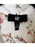 Iz Byer Floral White Multi Color Button-Down Shirt Size XS - photo 3