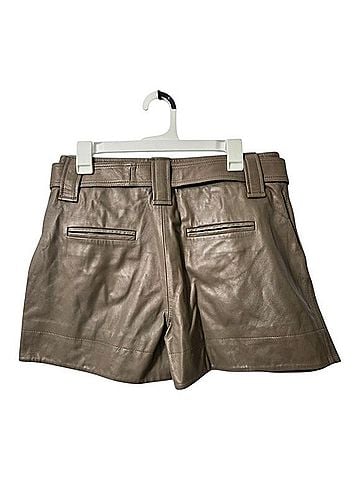 Ganni Leather Shorts (view 2)