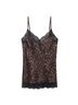Intimissimi Leopard Print Brown Black Sleeveless Blouse Size S - photo 4