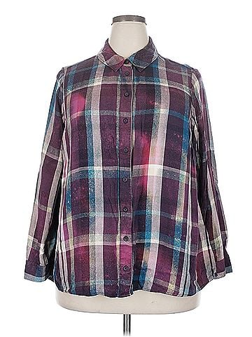 Lane Bryant Lane Bryant Long Sleeve Button Down Shirt (view 1)