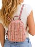 Kate Spade New York 100% Tweed Tweed Pink Leather Backpack One size - photo 1