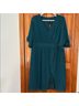 City Chic 100% Polyester 95% Polyester 5% Elastane 92% Nylon 8% Elastane Green Cocktail Dress Size 20 - photo 3