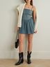 RE/DONE Blue Casual Dress Size S - photo 8
