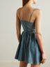 RE/DONE Blue Casual Dress Size S - photo 6