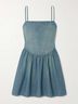 RE/DONE Blue Casual Dress Size S - photo 5