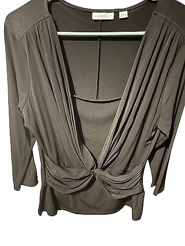 New York & Company Long Sleeve Blouse (view 1)