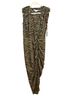 Veronica Beard 100% Silk 100% Polyester Animal Print Multi Color Tan Green Cocktail Dress Size 8 - photo 1