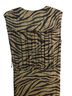 Veronica Beard 100% Silk 100% Polyester Animal Print Multi Color Tan Green Cocktail Dress Size 8 - photo 8