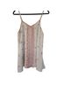 Penelope Project 100% Polyester Floral Graphic White Red Tank Top Size L - photo 2
