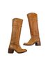 FRYE 100% Leather Brown Boots Size 5 - photo 1