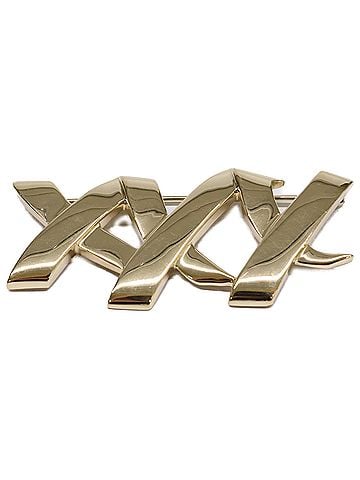 Tiffany & Co. TIFFANY&amp;Co. Tiffany &amp; Co. Refurbished 18K Paloma Picasso Kiss Cross Brooch - Gold Women's (view 1)