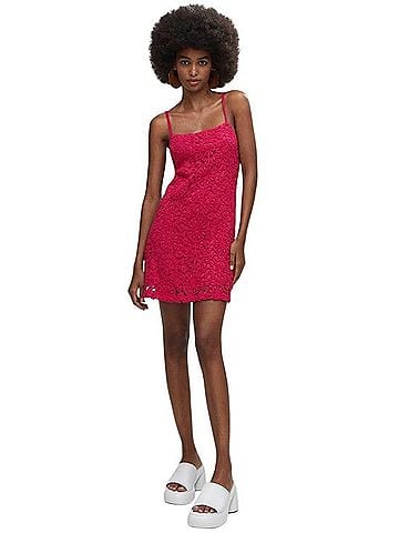 Mango crochet short dress Casual Dress (view 1)