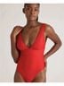 Quince Red One Piece Swimsuit Size L - photo 3