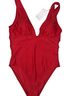 Quince Red One Piece Swimsuit Size L - photo 1