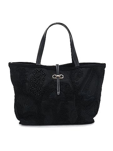 Salvatore Ferragamo Salvatore Ferragamo FERRAGAMO Ferragamo Tote Bag 21 C907 Gancini Women's Black (view 1)