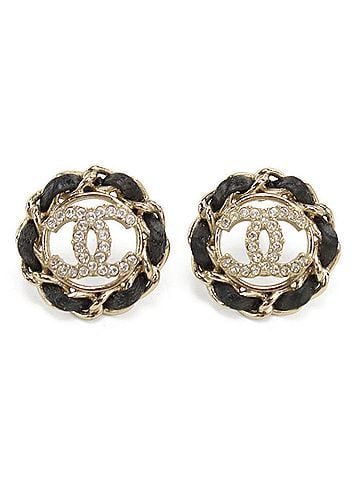 Chanel CHANEL earrings AB8297-B08169 Coco Mark women's gold (view 1)