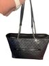 Michael Kors Black Gray Leather Tote One size - photo 1