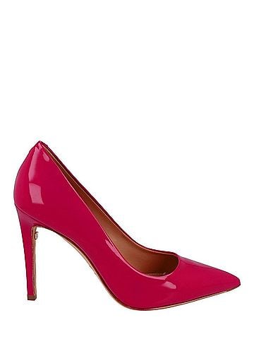 Salvatore Ferragamo Women's Ilary X5 Patent Leather Pumps in Red (view 1)