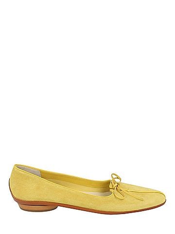 Salvatore Ferragamo Women's Cherie Ballet Flats in Yellow (view 1)